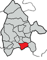 Localización da parroquia de Santa Locaia de Parga