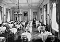 Der Speisesaal in einer Aufnahme von 1899