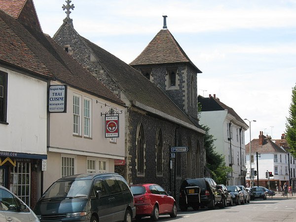 St Paul's church, Canterbury, where Rooke was buried