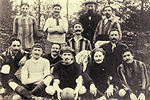 L'équipe première du Stade rennais à l'aube du XXe siècle.
