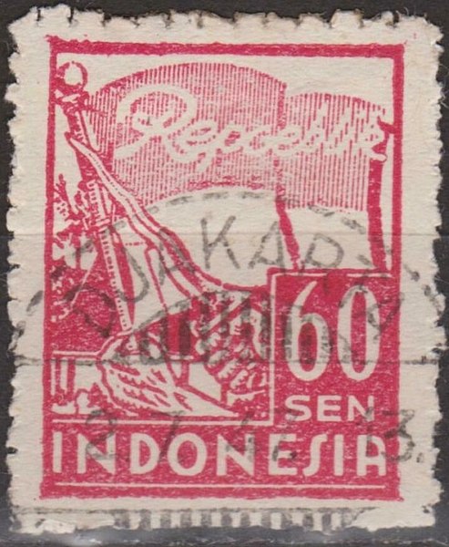 File:Stamp of Indonesia - 1946 - Colnect 946588 - Flag of the - Repoeblik.jpeg