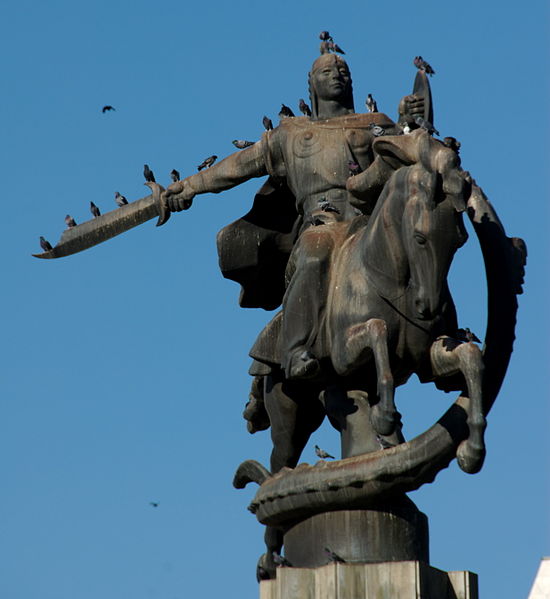 Statue of Manas in Bishkek