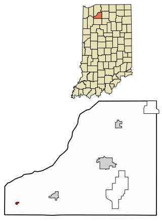 <span class="mw-page-title-main">San Pierre, Indiana</span> Census-designated place in Indiana, United States