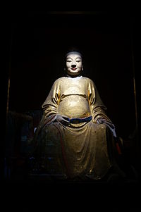 Statue of Liu Chen in the Temple of Marquis Wu 2014-09.JPG