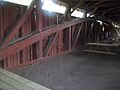 Detail of arch of Stillwater Covered Bridge No. 134