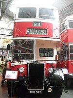 Stockport Corporation otobüs 321 (EDB 575), 2010 MMT London Bus Day.jpg