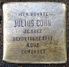 Stolperstein Eppendorfer Landstrasse 30 (Julius Cohn) in Hamburg-Eppendorf.JPG