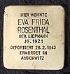 Stolperstein Kottbusser Damm 7 (Kreuz) Eva Frida Rosenthal.jpg