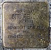 Stolperstein Lynarstr 9 (Green) Otto Bendix.jpg