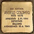 Struikelblok voor Angelo Colombo (Milaan) .jpg