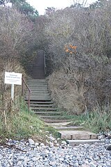 Steilufertreppe