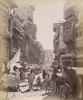 Street of Lahore in 1890s Street scene of Lahore, 1890s 2.jpg