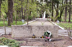 Кладбище жертв Шталага IB во время Второй мировой войны в Судве.