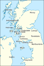 Map of Britain and Ireland