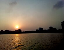 Sunset at Hatirjheel