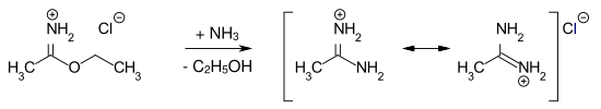 Illustration of acetamidine hydrochloride