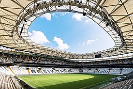 The Vodafone Park in Istanbul hosted the match. Tupras Stadyumu 20231011 2.jpg