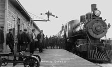 Porcupine Express, Temiskaming and Northern Ontario Railway, c. 1910 Temiskaming and Northern Ontario Railway - Porcupine Express.jpg