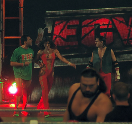 The Full Blooded Italians: Little Guido (left), Trinity (middle) and Tony Mamaluke (right) in 2006.