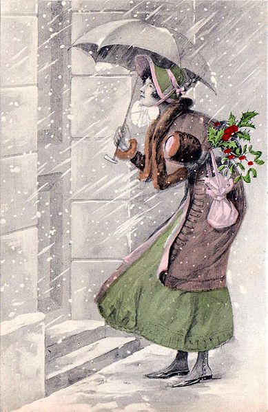 File:The Christmas Visit. Postcard, c. 1910.jpg