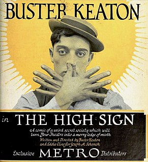 <i>The High Sign</i> 1921 film