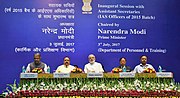 Thumbnail for File:The Prime Minister, Shri Narendra Modi at the Inaugural Session of Assistant Secretaries (IAS Officers of the 2015 batch), at DRDO Bhawan, in New Delhi.jpg
