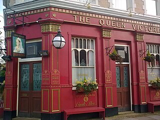 The Queen Victoria fictional pub in the television series EastEnders