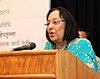 The Union Minister for Minority Affairs, Dr. Najma A. Heptulla addressing at the inauguration of an exhibition, in New Delhi on March 19, 2016.jpg