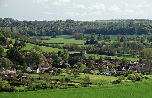 Ходом холм. Дорсет сторпейн. Деревня 2011. Village on the Hill.