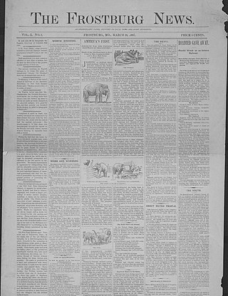 <i>The Frostburg News</i> Defunct weekly paper in Maryland, US