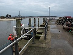 The jetty at The Run, Mudeford, looking towards Hengistbury Head - geograph.org.uk - 2293212.jpg