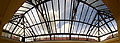 Panoramic view of skylight over the Spanish Court, looking north