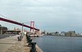 A view of Tobata-ku from Wakamatsu Ferry Terminal 若戸渡船若松乗り場から対岸の戸畑区を眺める