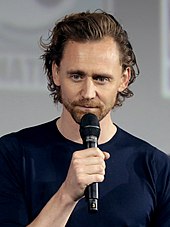 Hiddleston promoting Loki at the 2019 San Diego Comic-Con. Tom Hiddleston (48468962561) (cropped).jpg