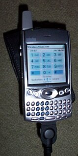 <span class="mw-page-title-main">Treo 600</span> 2003 Palm OS–based smartphone by Handspring (later palmOne and Palm)