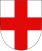 Argent a cross Gules