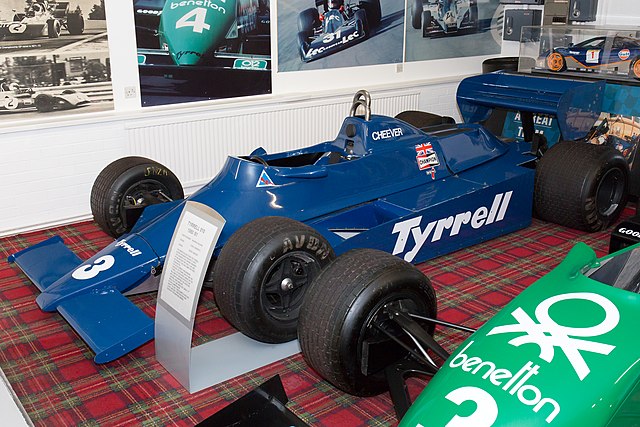 The 010 on display at the Donington Grand Prix Collection