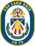 USS Erie Gölü CG-70 Crest.png