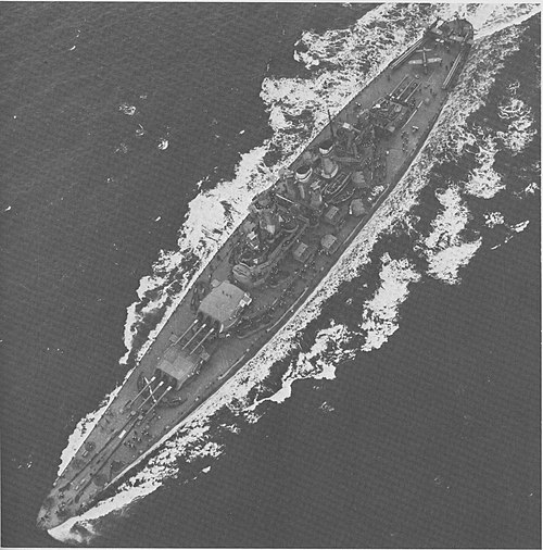 North Carolina seen from the air on 17 April 1942