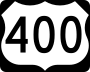 U.S. Route 400 marker