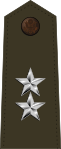 Axelklaff för generalmajor i USA:s armé