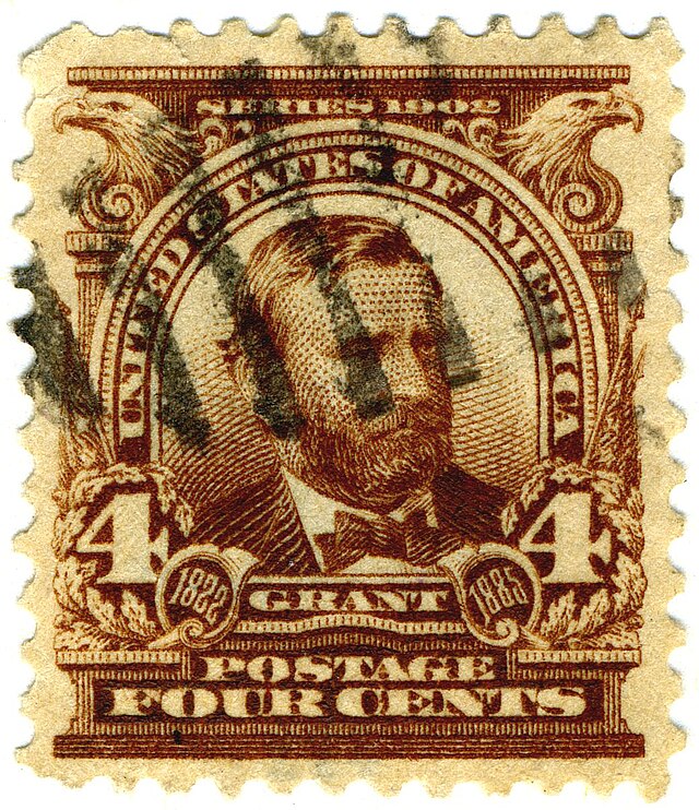 Vintage US Postage Stamps 1902 Editorial Stock Photo - Image of founding,  cents: 85362858