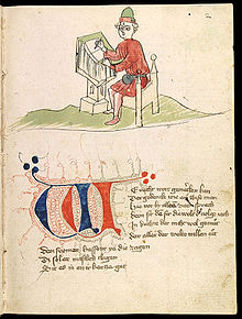 Ulrich and the first line of Lanzelet in the Codex Palatinus Germanicus