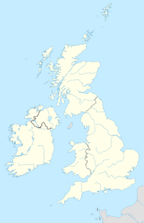 Map of Great Britain and Ireland with the locations of the ancient universities highlighted