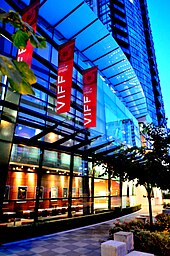 Opened in 2005, VIFF Centre houses production rooms and offices for the Vancouver International Film Festival.