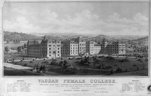 Vassar College in 1862