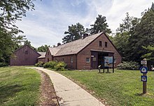 The park visitor center, a former barn Visitor center Jefferson Patterson Park & MUseum MD1.jpg