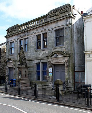 <span class="mw-page-title-main">Walker Memorial Hall, Kilbirnie</span> Municipal building in Kilbirnie, Scotland