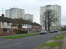 Coley flats, seen from near the Mansion House Wensley Road, Reading.jpg