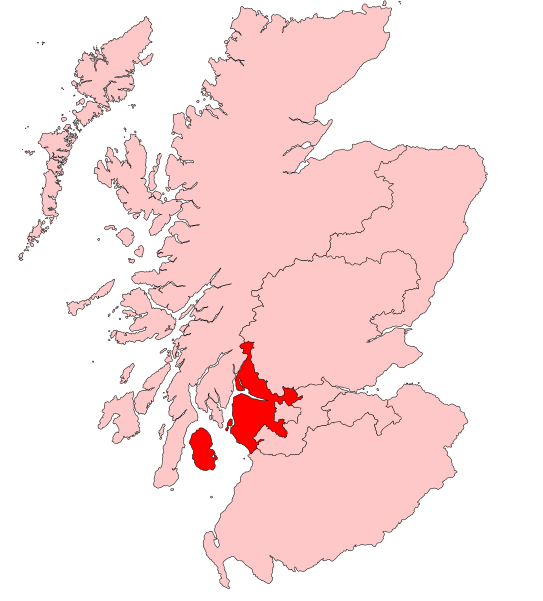 File:West of Scotland 1999 (Scottish Parliament electoral region).svg